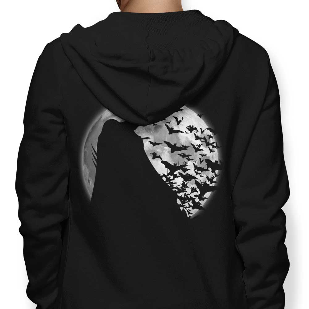 Bats Under the Moon - Adult & Kids T-Shirts, Sweatshirts & Hoodies apparel design preview 1