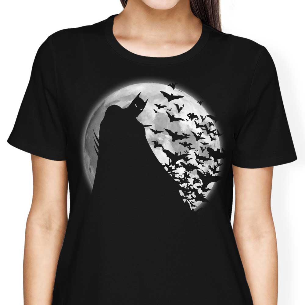 Bats Under the Moon Women's Apparel - Adult & Kids T-Shirts, Sweatshirts & Hoodies apparel design preview 1