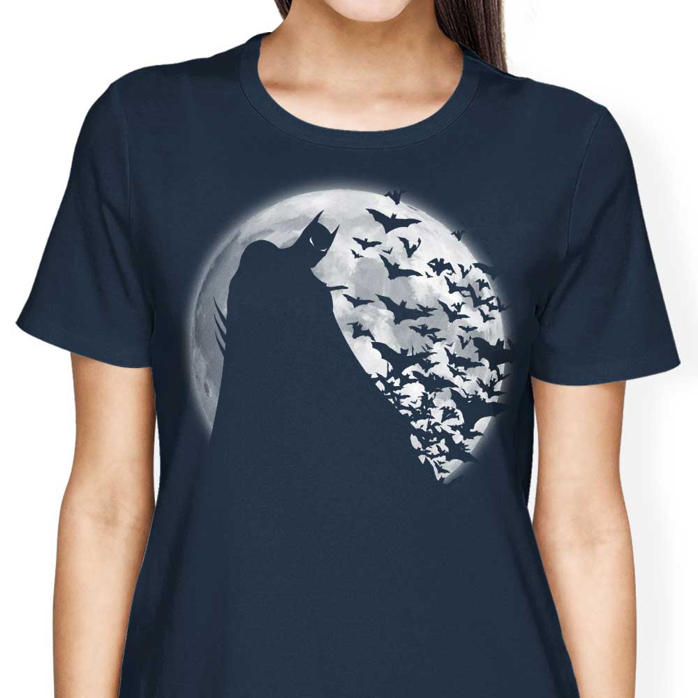 Bats Under the Moon Women's Apparel - Adult & Kids T-Shirts, Sweatshirts & Hoodies apparel design preview 2
