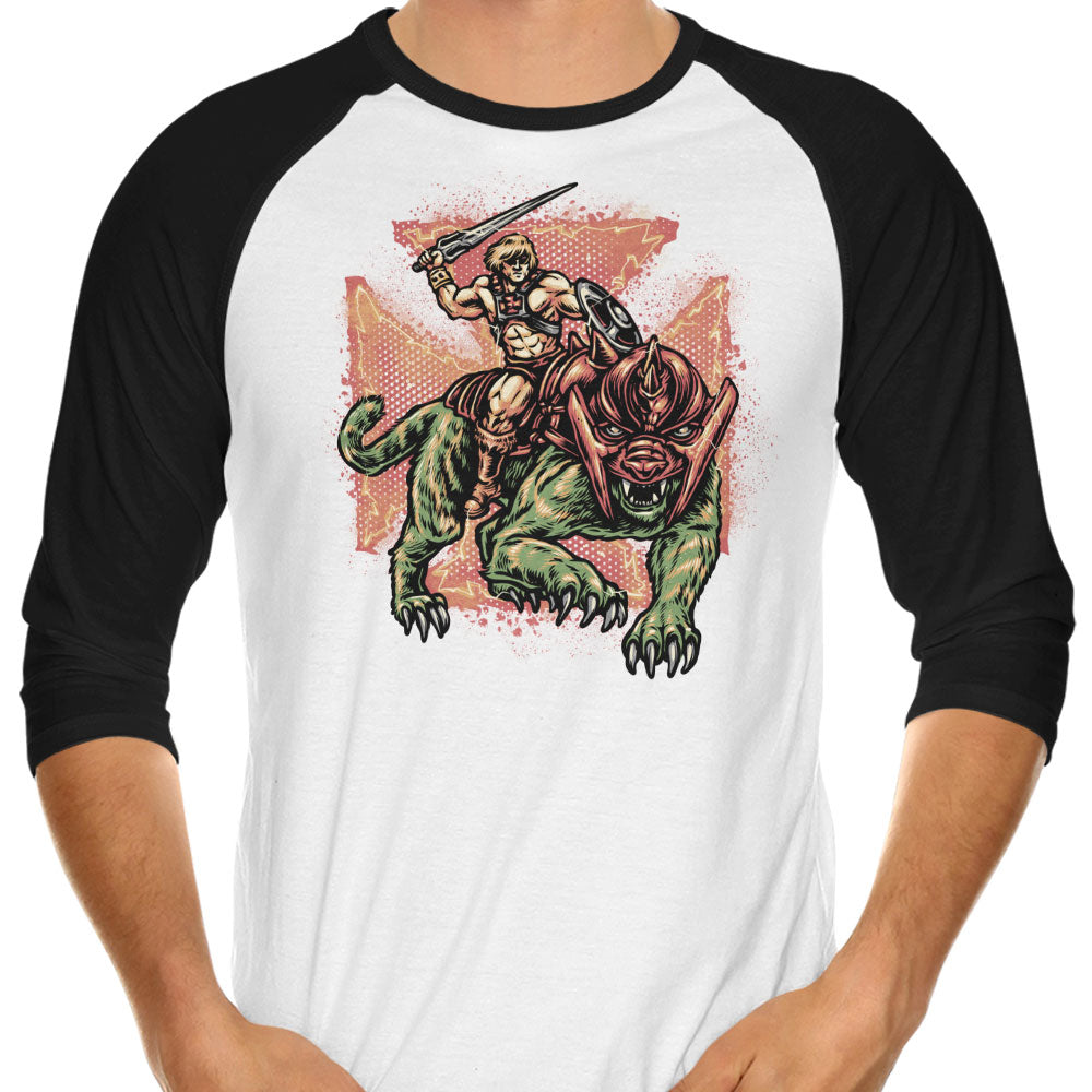 Battle Companion 3/4 Sleeve Raglan - Adult & Kids T-Shirts, Sweatshirts & Hoodies apparel design preview 1