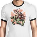 Battle Companion Ringer - Adult & Kids T-Shirts, Sweatshirts & Hoodies apparel design preview 1