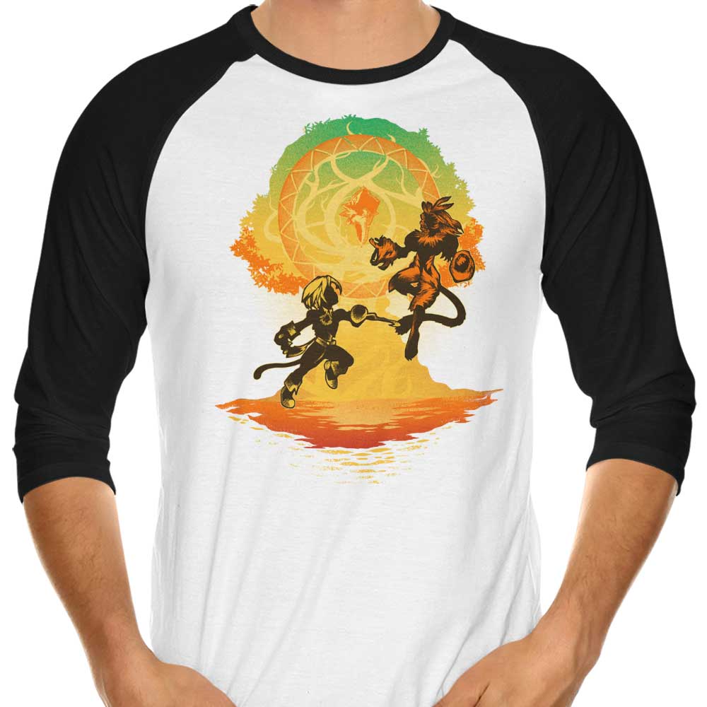 Battle of Destiny 3/4 Sleeve Raglan - Adult & Kids T-Shirts, Sweatshirts & Hoodies apparel design preview 1