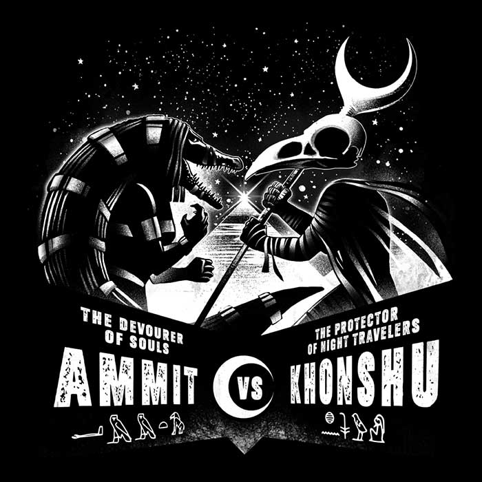 Battle of the Egyptian Gods Men's Apparel - Adult & Kids T-Shirts, Sweatshirts & Hoodies apparel design preview 2