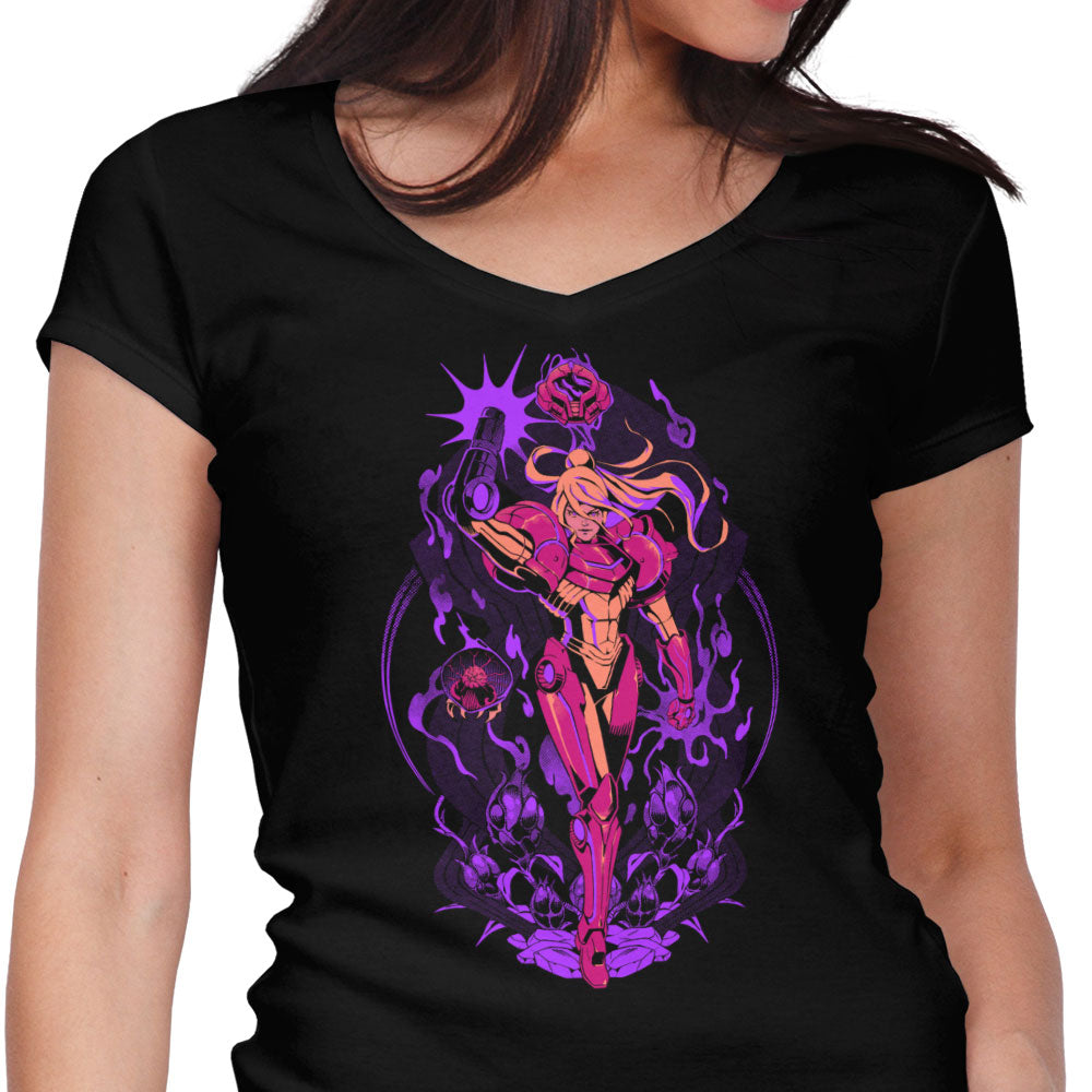 Battle of the Mind Women's V-Neck - Adult & Kids T-Shirts, Sweatshirts & Hoodies apparel design preview 1