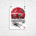 Battle on the Beach Poster - Adult & Kids T-Shirts, Sweatshirts & Hoodies apparel design preview 1