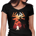 Battle the Darkness Women's V-Neck - Adult & Kids T-Shirts, Sweatshirts & Hoodies apparel design preview 1