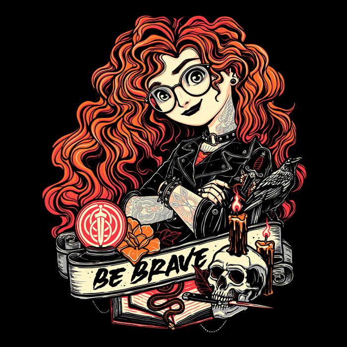 Be Brave Men's Apparel - Adult & Kids T-Shirts, Sweatshirts & Hoodies apparel design preview 2