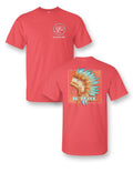 Sassy Frass Comfort Colors Be Brave Feathers Bright - Adult & Kids T-Shirts, Sweatshirts & Hoodies apparel design preview 1