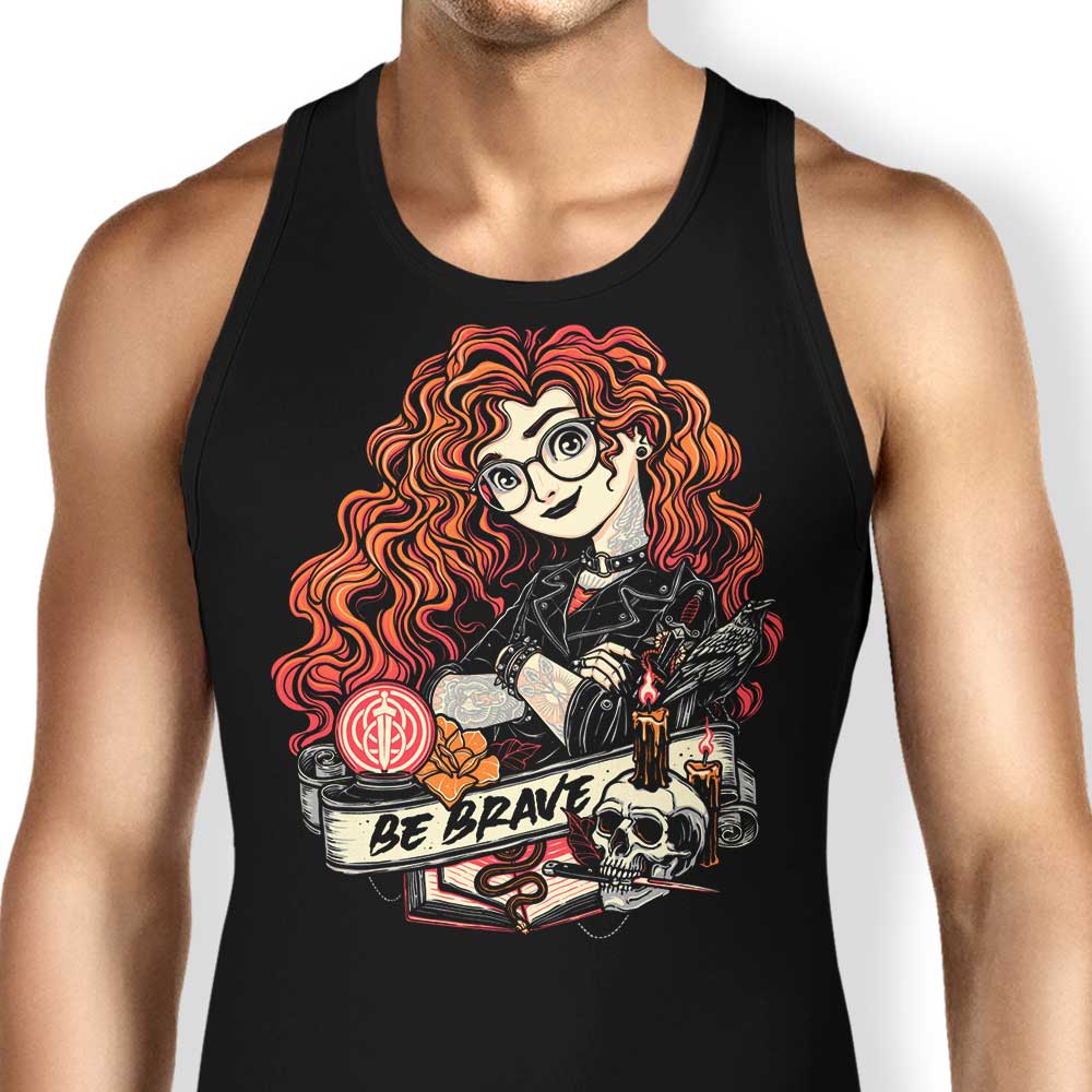 Be Brave Tank Top - Adult & Kids T-Shirts, Sweatshirts & Hoodies apparel design preview 1
