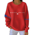Red-Be Good Do Good God Bless Go Bill Pit Striped Sweatshirt product image