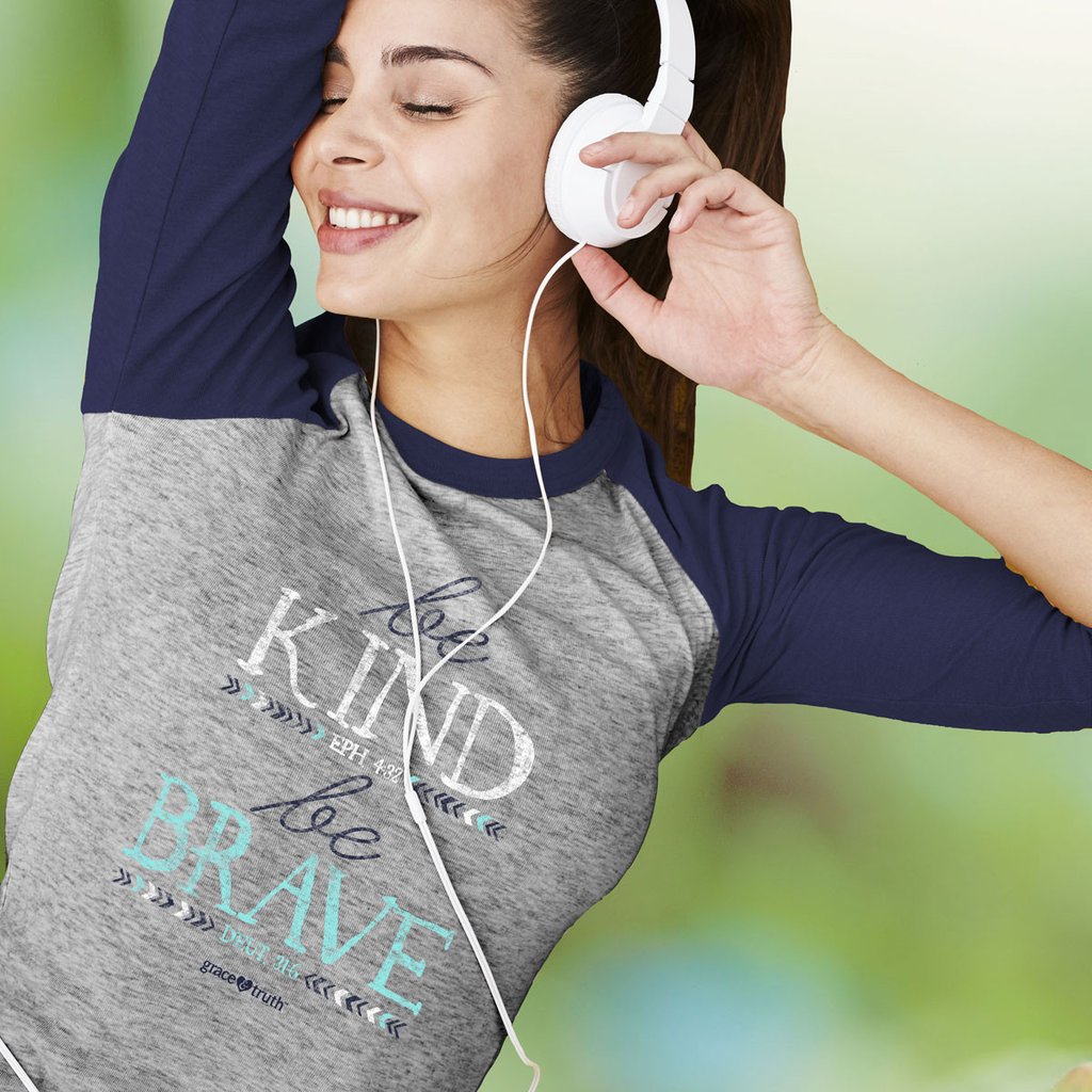 Cherished Girl Grace Truth Be Kind Brave Christian - Adult & Kids T-Shirts, Sweatshirts & Hoodies apparel design preview 2