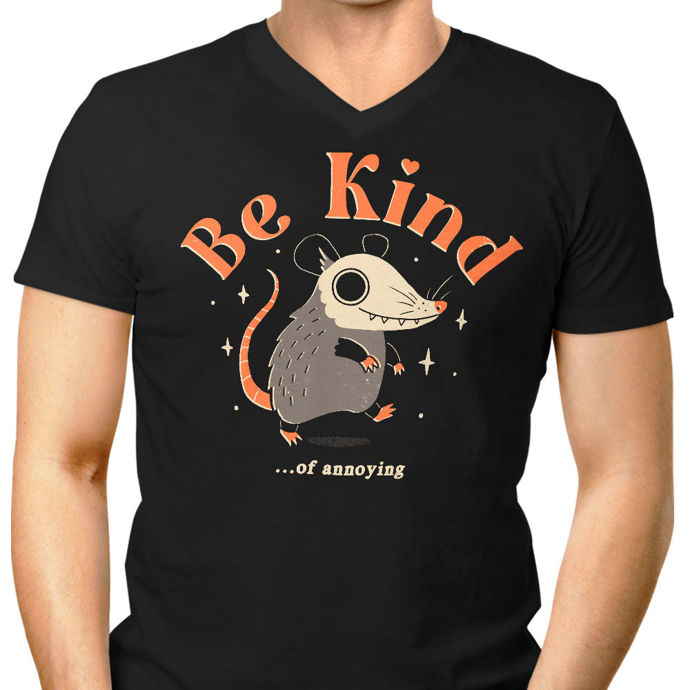 Be Kind of Annoying Men's V-Neck - Adult & Kids T-Shirts, Sweatshirts & Hoodies apparel design preview 1