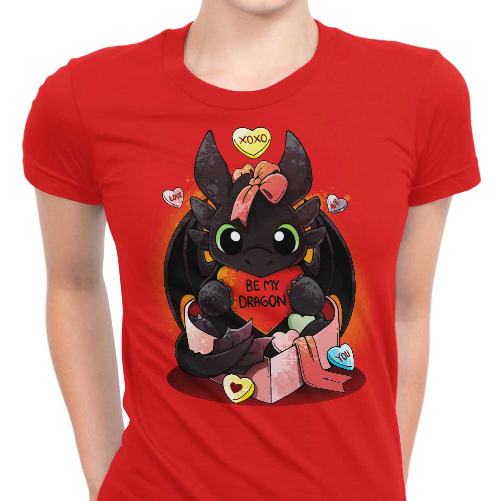 Be My Dragon Women's Apparel - Adult & Kids T-Shirts, Sweatshirts & Hoodies apparel design preview 1