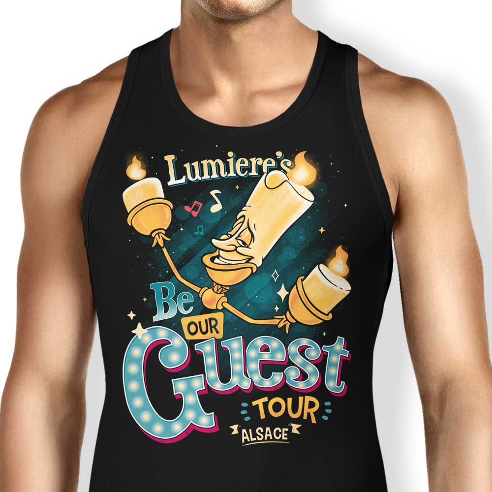 Be Our Guest Tour Tank Top - Adult & Kids T-Shirts, Sweatshirts & Hoodies apparel design preview 1