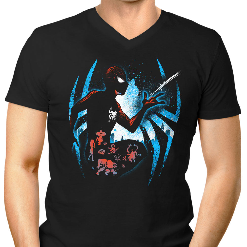 Be the Spider Men's V-Neck - Adult & Kids T-Shirts, Sweatshirts & Hoodies apparel design preview 1