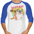 Beach Bod 3/4 Sleeve Raglan - Adult & Kids T-Shirts, Sweatshirts & Hoodies apparel design preview 1
