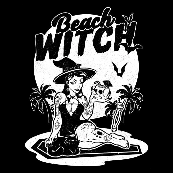 Beach Witch Men's Apparel - Adult & Kids T-Shirts, Sweatshirts & Hoodies apparel design preview 2