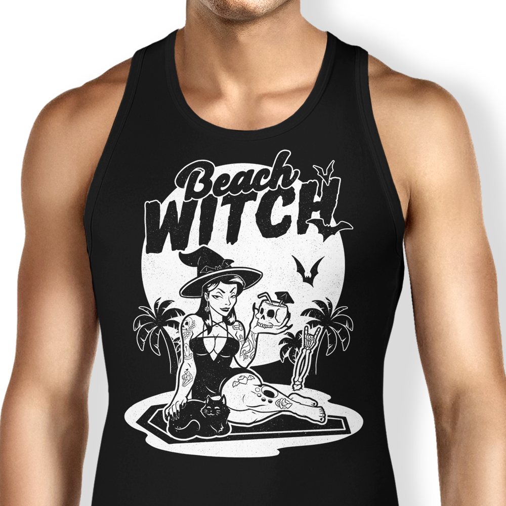 Beach Witch Tank Top - Adult & Kids T-Shirts, Sweatshirts & Hoodies apparel design preview 1