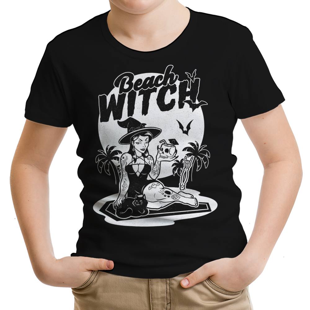 Beach Witch Youth Apparel - Adult & Kids T-Shirts, Sweatshirts & Hoodies apparel design preview 1