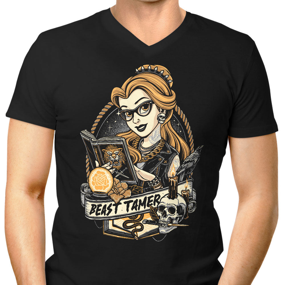 Beast Tamer Men's V-Neck - Adult & Kids T-Shirts, Sweatshirts & Hoodies apparel design preview 1