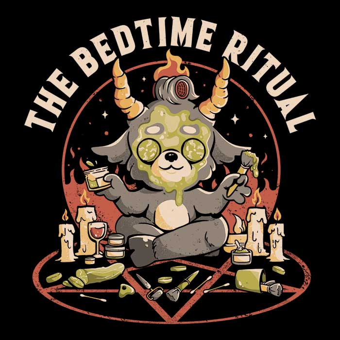 Bedtime Ritual Men's Apparel - Adult & Kids T-Shirts, Sweatshirts & Hoodies apparel design preview 2