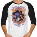 Beholder Attack 3/4 Sleeve Raglan - Adult & Kids T-Shirts, Sweatshirts & Hoodies apparel design preview 1