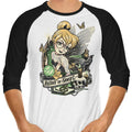 Believe in Fairies 3/4 Sleeve Raglan - Adult & Kids T-Shirts, Sweatshirts & Hoodies apparel design preview 1