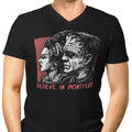 Believe in Monsters Men's V-Neck - Adult & Kids T-Shirts, Sweatshirts & Hoodies apparel design preview 1