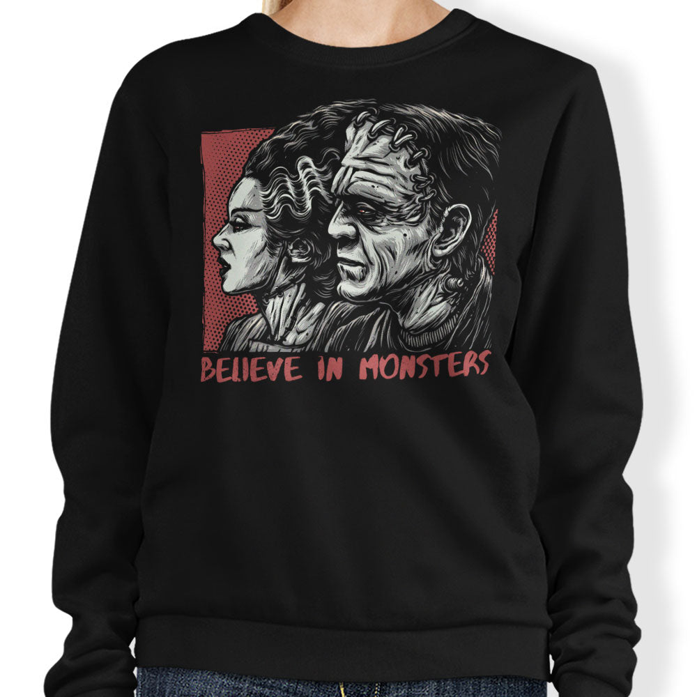 Believe in Monsters - Adult & Kids T-Shirts, Sweatshirts & Hoodies apparel design preview 1