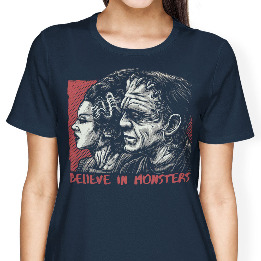 Believe in Monsters Women's Apparel - Adult & Kids T-Shirts, Sweatshirts & Hoodies apparel design preview 2