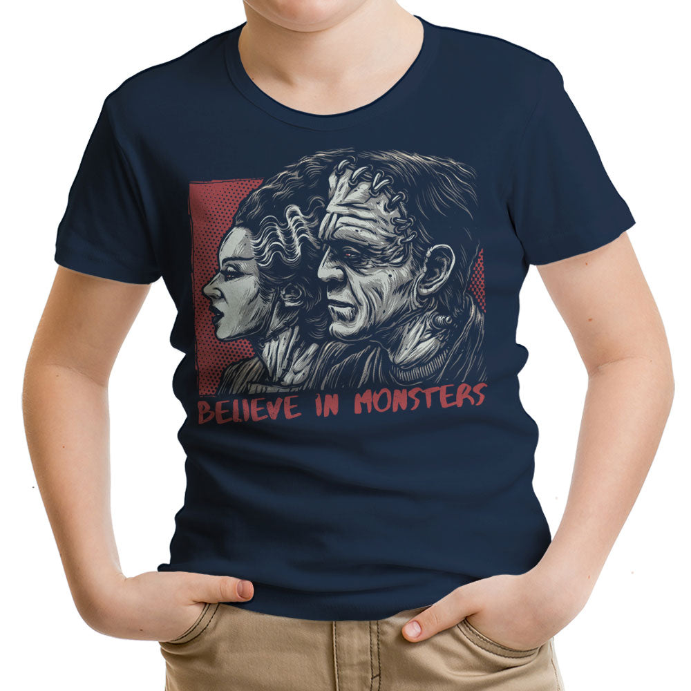 Believe in Monsters Youth Apparel - Adult & Kids T-Shirts, Sweatshirts & Hoodies apparel design preview 2