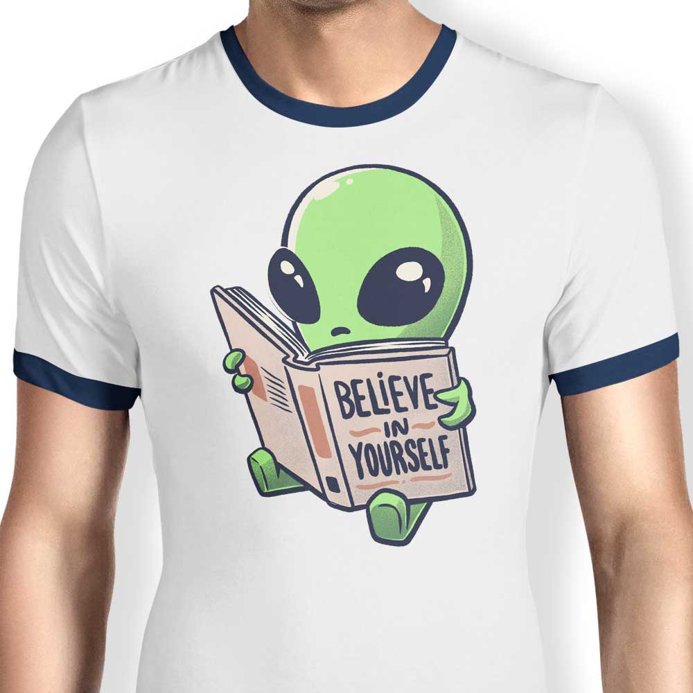 Believe in Yourself Ringer - Adult & Kids T-Shirts, Sweatshirts & Hoodies apparel design preview 1