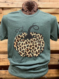 Southern Chics Apparel Leopard Pumpkin Canvas Bright - Adult & Kids T-Shirts, Sweatshirts & Hoodies apparel design preview 1