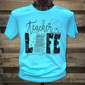 Southern Chics Apparel Teacher Life Canvas - Adult & Kids T-Shirts, Sweatshirts & Hoodies apparel design preview 1