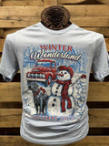 Southern Chics Winter Wonderland Holiday Canvas - Adult & Kids T-Shirts, Sweatshirts & Hoodies apparel design preview 1
