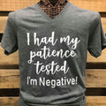 Southern Chics Apparel I Had my Patience Tested I'm - Adult & Kids T-Shirts, Sweatshirts & Hoodies apparel design preview 1