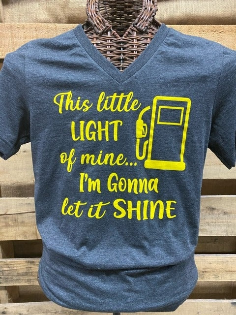 Southern Chics Apparel This Light Shine V-Neck Canvas - Adult & Kids T-Shirts, Sweatshirts & Hoodies apparel design preview 1