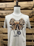 Southern Chics Cheetah RN Bow Nurse Canvas - Adult & Kids T-Shirts, Sweatshirts & Hoodies apparel design preview 1