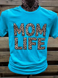 Southern Chics Apparel Mom Life Leopard Canvas Girlie - Adult & Kids T-Shirts, Sweatshirts & Hoodies apparel design preview 1