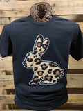 Southern Chics Leopard Easter Bunny Canvas - Adult & Kids T-Shirts, Sweatshirts & Hoodies apparel design preview 1
