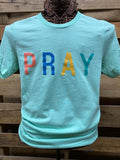 Southern Chics Apparel PRAY Canvas Bright - Adult & Kids T-Shirts, Sweatshirts & Hoodies apparel design preview 1