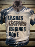 SALE Southern Chics Apparel Lashes Leopard Leggings - Adult & Kids T-Shirts, Sweatshirts & Hoodies apparel design preview 1