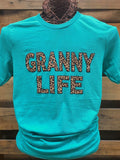 Southern Chics Apparel Granny Life Leopard Grandma - Adult & Kids T-Shirts, Sweatshirts & Hoodies apparel design preview 1
