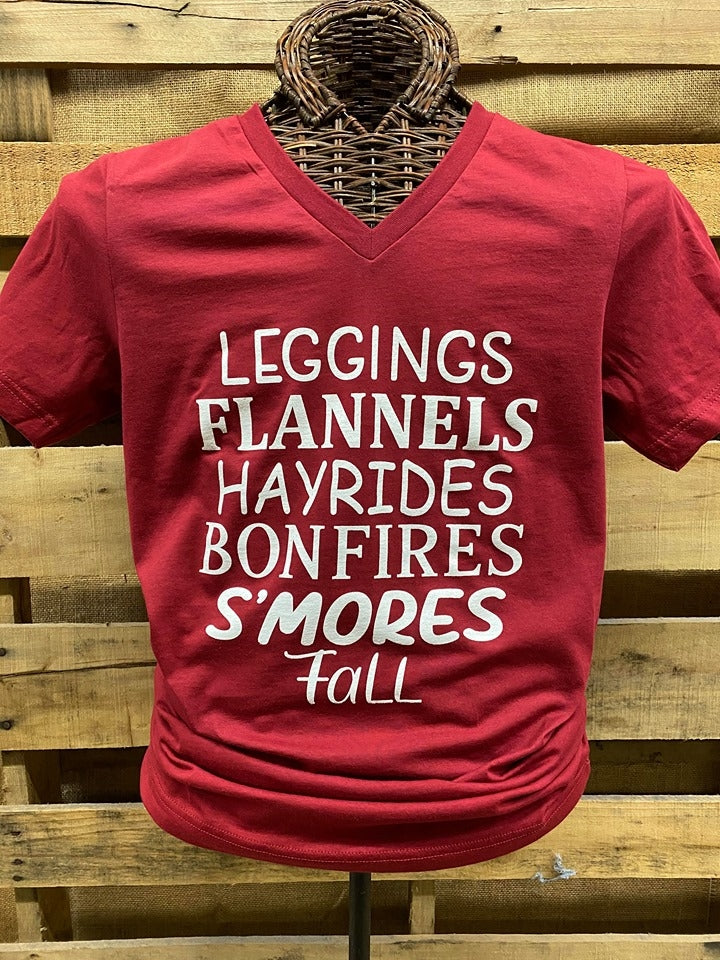 Southern Chics Apparel Leggings Flannels Fall Canvas - Adult & Kids T-Shirts, Sweatshirts & Hoodies apparel design preview 1