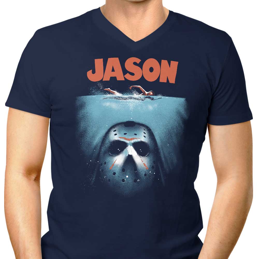Below the Lake Men's V-Neck - Adult & Kids T-Shirts, Sweatshirts & Hoodies apparel design preview 1