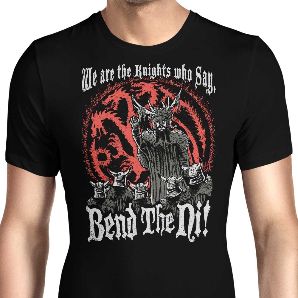 Bend the Ni (Alt) Men's Apparel - Adult & Kids T-Shirts, Sweatshirts & Hoodies apparel design preview 1