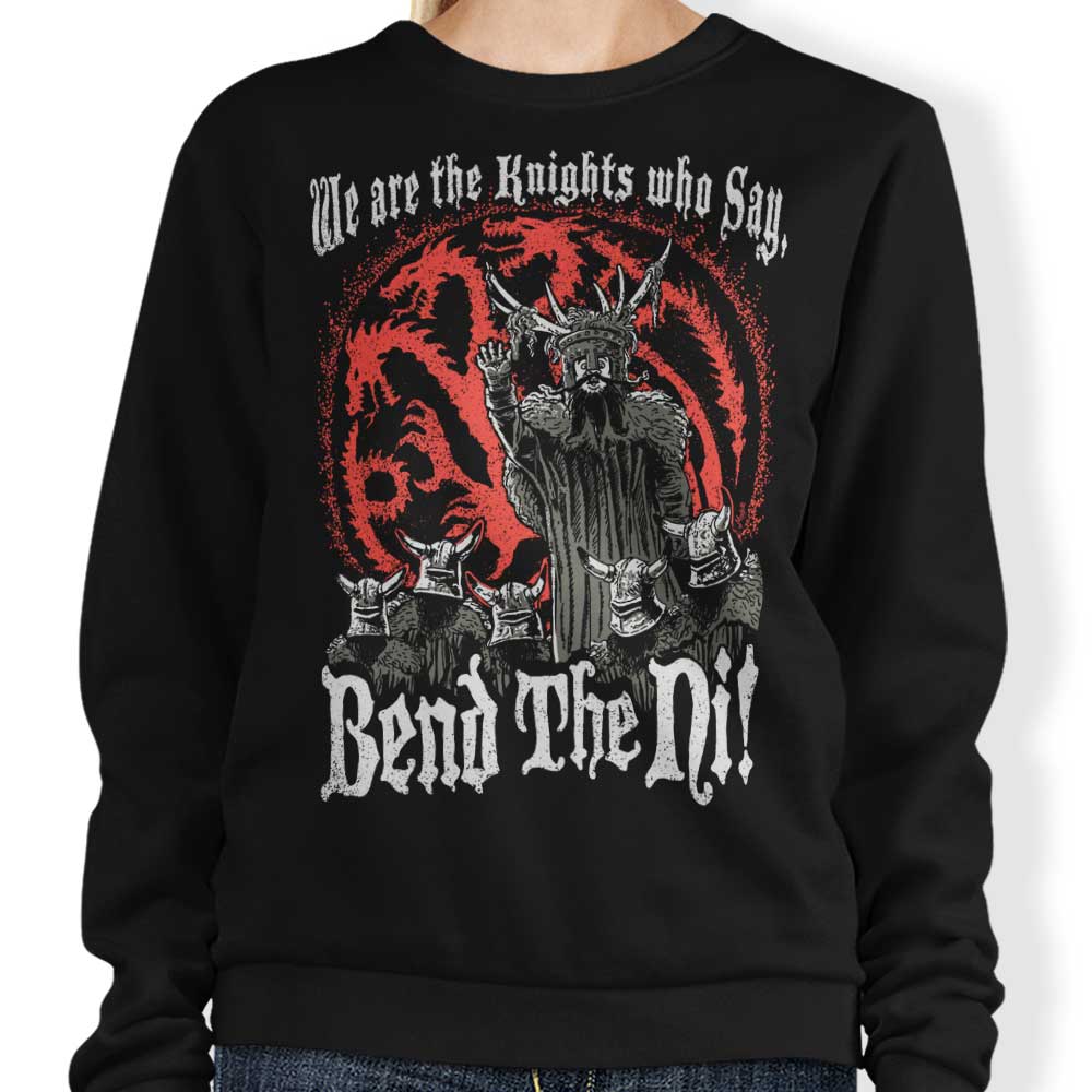 Bend the Ni (Alt) - Adult & Kids T-Shirts, Sweatshirts & Hoodies apparel design preview 1