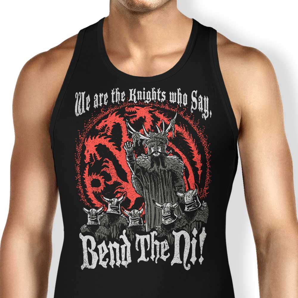Bend the Ni (Alt) Tank Top - Adult & Kids T-Shirts, Sweatshirts & Hoodies apparel design preview 1