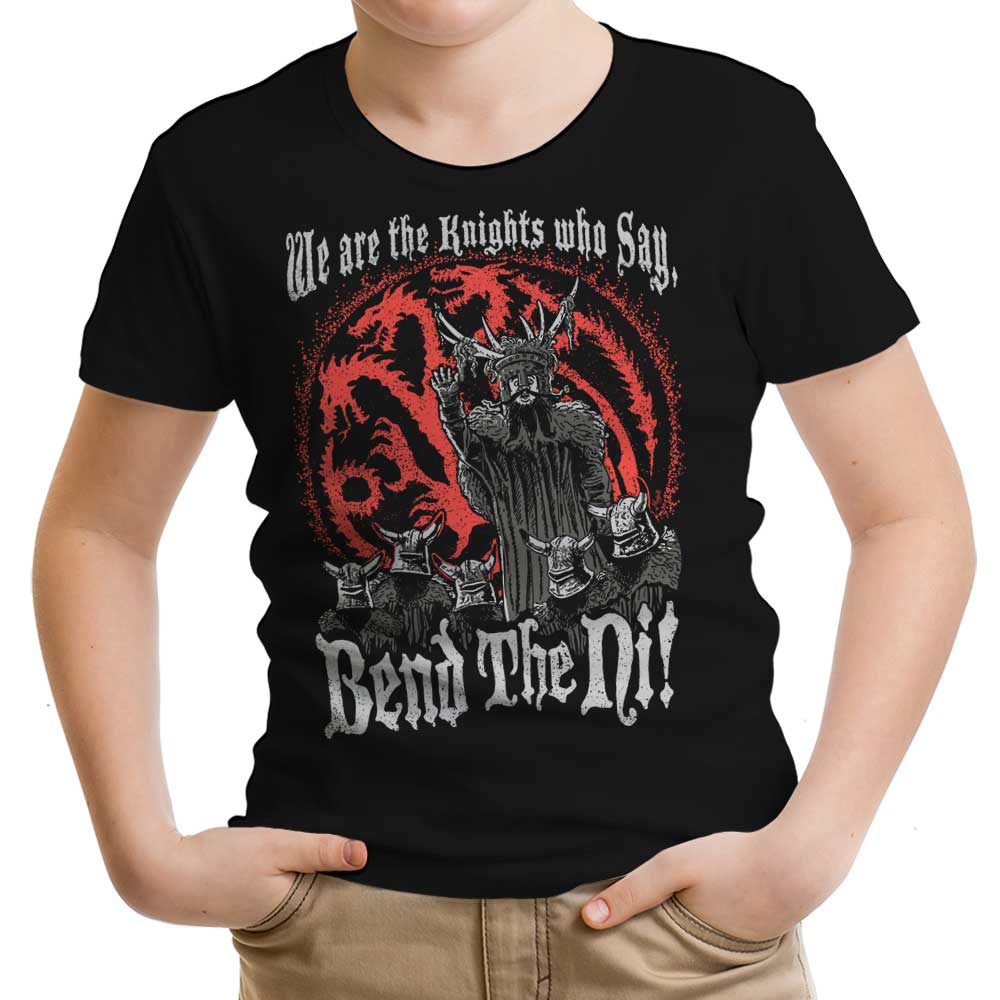 Bend the Ni (Alt) Youth Apparel - Adult & Kids T-Shirts, Sweatshirts & Hoodies apparel design preview 1