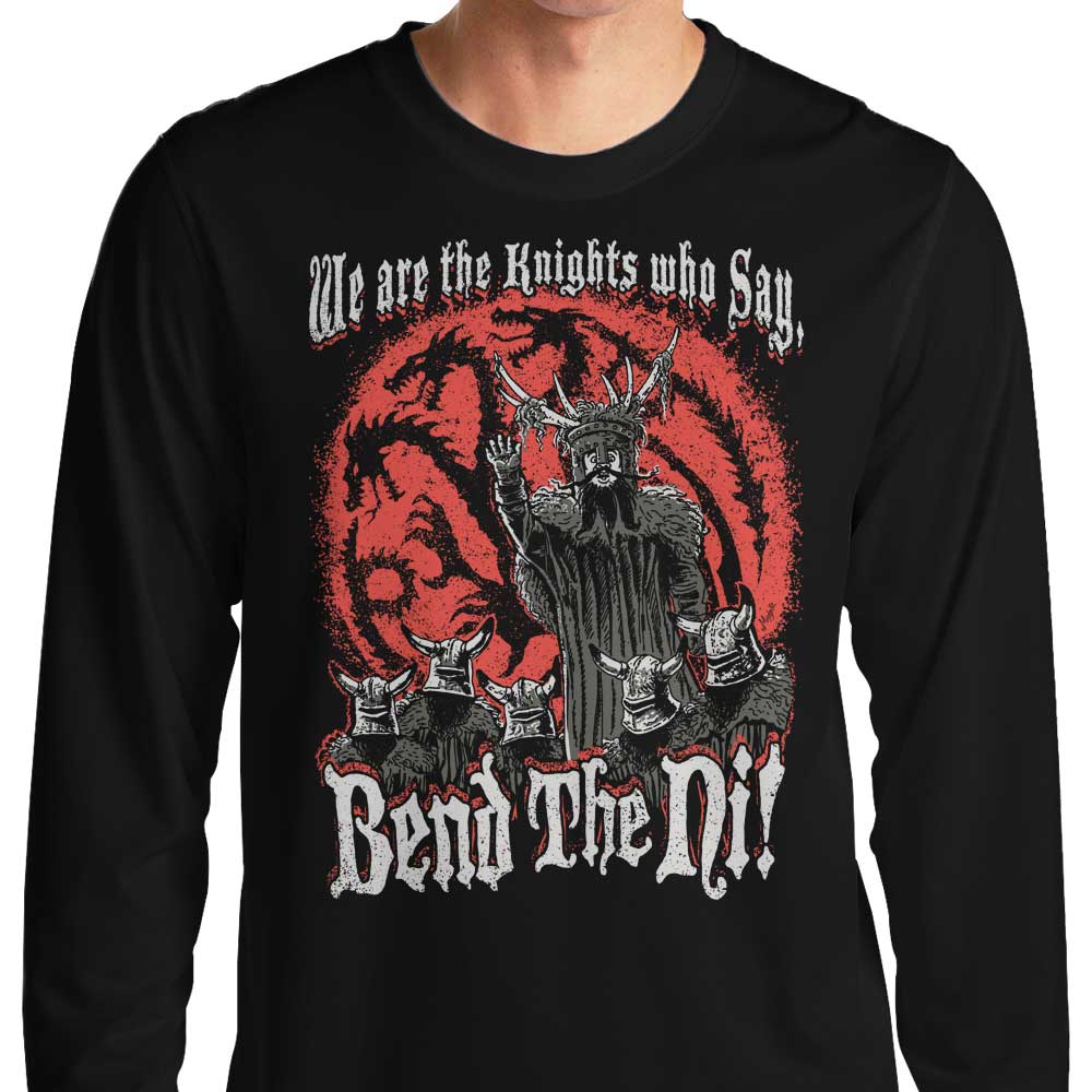 Bend the Ni - Adult & Kids T-Shirts, Sweatshirts & Hoodies apparel design preview 1